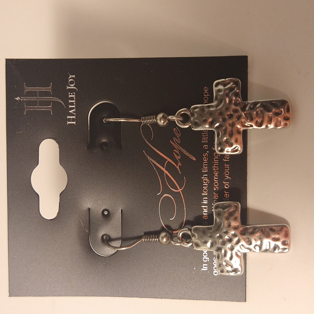 Cross earrings